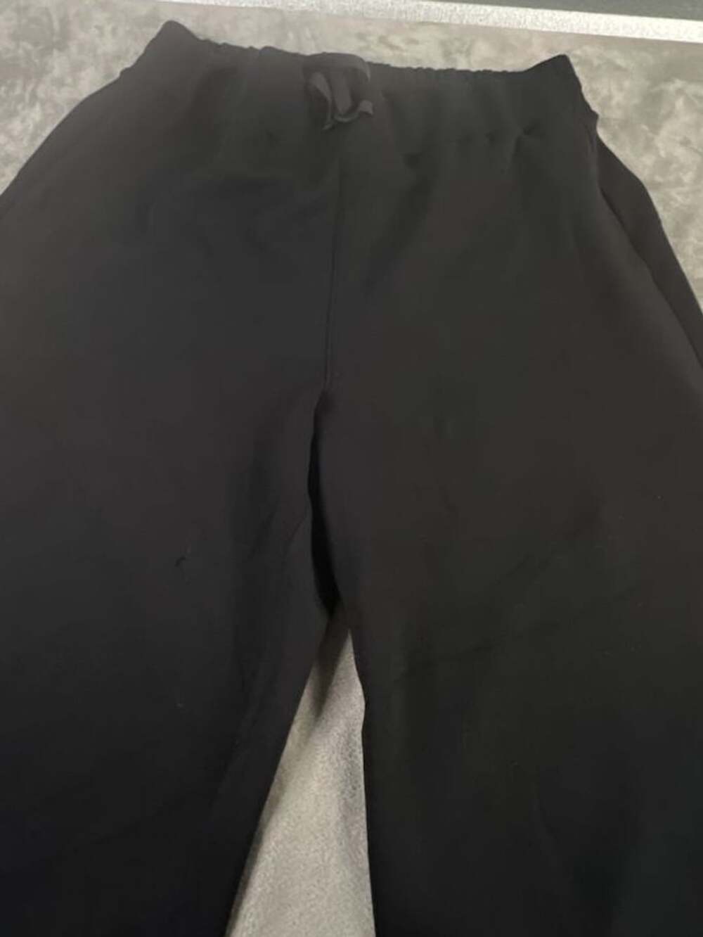 Spanx Airessentials Black Wide Leg Drawstring Pants 1X